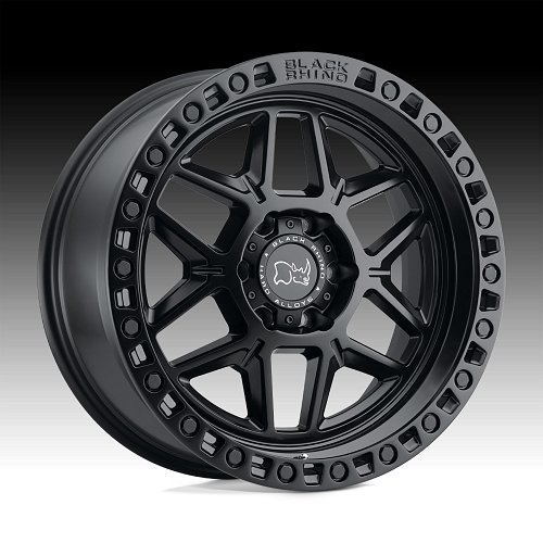 Black Rhino Kelso Matte Black Custom Truck Wheels 1